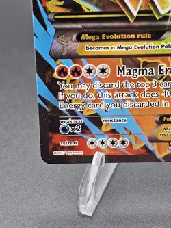2017 Pokemon XY Alternate Art Black Star Promo M Camerupt EX #XY198A EX-NM - Image 5