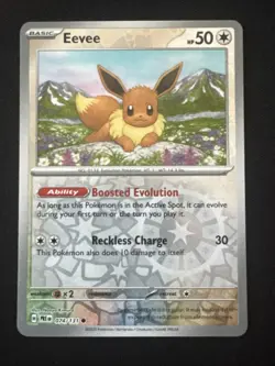 Eevee 74/131 Reverse Holo Prismatic Evolutions PRE -Near Mint- Pokemon TCG - Image 1