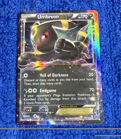 Umbreon EX 55/124 Fates Collide Ultra Rare Holo Pokemon TCG - Image 1