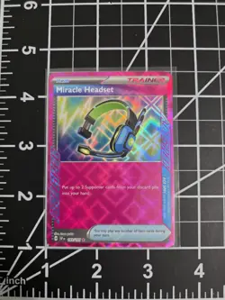 Miracle Headset 183/191 SSP Ace Spec Holo Pokemon Surging Sparks NM/M - Image 1