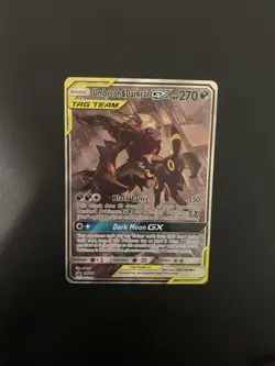 Pokemon TCG Umbreon Darkrai GX SM241 Tag Team Black Star Promo Holo - Image 1