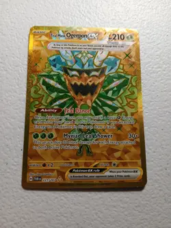 Teal Mask Ogerpon ex 221/167 Hyper Rare Gold Twilight Masquerade Pokemon TCG NM - Image 1