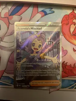 Acerola's Mischief 165/132 Pokemon Mega Evolution Full Art - Image 1