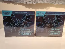 2x Pokemon Mega Evolution Phantasmal Flames Elite Trainer Box ETB Sealed LOT - Image 2
