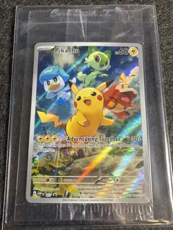 Pokemon TCG Pikachu SVP 027 Paldea Evolved Black Star Promo New Sealed - Image 1