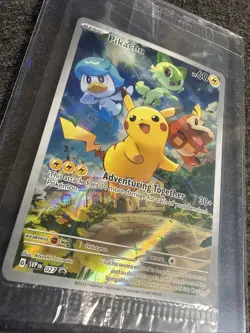 Pokemon TCG Pikachu SVP 027 Paldea Evolved Black Star Promo New Sealed - Image 2