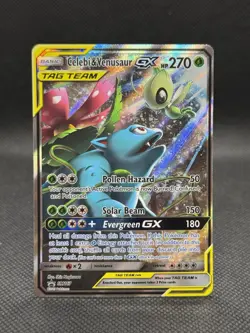 Celebi & Venusaur GX TAG TEAM SM167 Pokemon Black Star Promo NM - Image 1