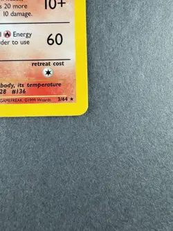 Flareon 1st Edition Holo 1999 Pokemon Jungle 3/64 - Image 5