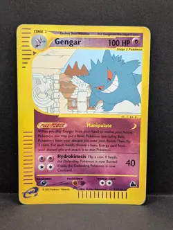 Gengar 10/144 Skyridge Reverse Holo Rare Pokemon TCG Nintendo HP - Image 1
