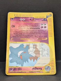 Gengar 10/144 Skyridge Reverse Holo Rare Pokemon TCG Nintendo HP - Image 4