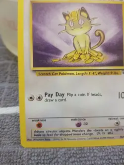 Pokemon Jungle Set COMMON Meowth 56/64 - Near Mint (NM) Condition - Image 5