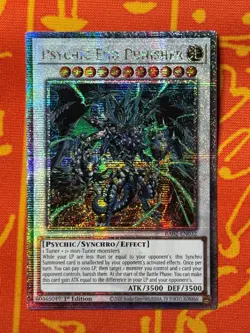 YUGIOH PSYCHIC END PUNISHER QUARTER CENTURY SECRET RARE NM RA02-EN032 - Image 1