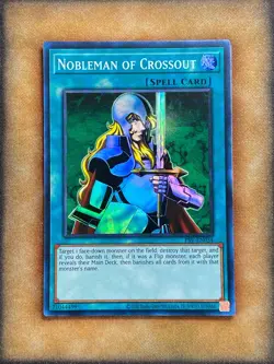 Yugioh Nobleman of Crossout PSV-EN034 Super Rare 25th Anniversary NM - Image 1