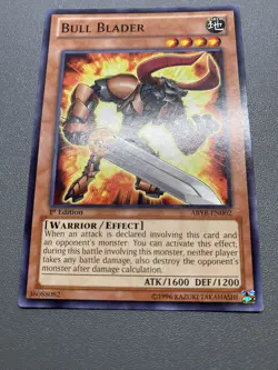 Yu-Gi-Oh! Bull Blader Common 1st Edition ABYR-EN002 HP - Image 1
