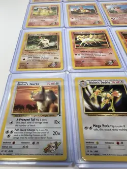 Pokemon WOTC Gym Challenge Blaine Gym Leader Card Lot Of 16 NM/LP Vintage - Image 2