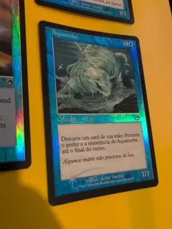 MTG 4 Card. Hydromorph Guardian, Gull,Aquameba,Ghostly Wings. Foils. Torment. - Image 2