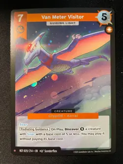 2025 MetaZoo Van Meter Visitor 029/214 1 Star Rare Holo Card MZ1 - Image 1
