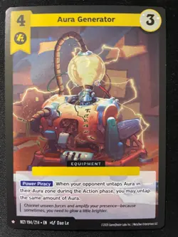 2025 MetaZoo Aura Generator 194/214 1 Star Rare Holo Card MZ1 - Image 1