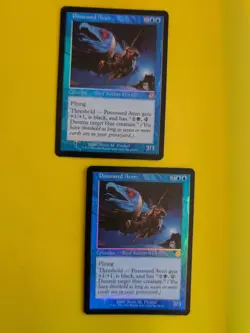 Possessed Aven x2 MTG Card. Old Vintage shooting star Foil. Torment. - Image 1