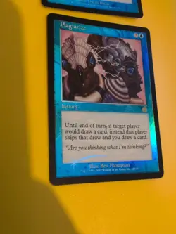 MTG 2 Card. Plagiarize & Deep Analysis Old Vintage shooting star Foil. Torment. - Image 2