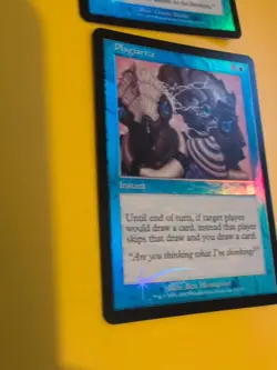 MTG 2 Card. Plagiarize & Deep Analysis Old Vintage shooting star Foil. Torment. - Image 4