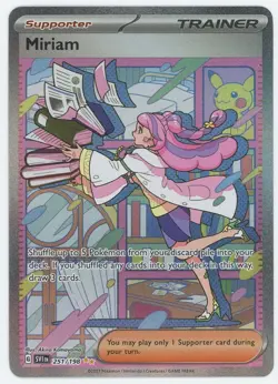 Pokemon TCG Miriam Holo Card 251/198 Scarlet & Violet Base Set NM - Image 1