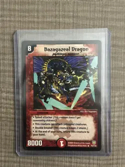 2006 Duel Masters Bazagazeal Dragon DM06 Card #75/110 LP/Near Mint Condition - Image 1