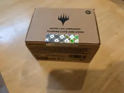 Magic The Gathering Secret Lair Raining Cats and Dogs Commander Deck New Sealed - Image 1