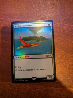 MTG: Birds of Paradise FOIL #176, NM Mark Poole Secret Lair Chase Creature Card! - Image 2