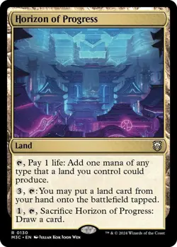 NM Horizon of Progress, MGT, Modern Horizons 3, Magic the Gathering, 130 - Image 1