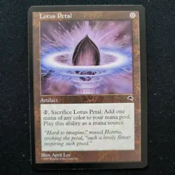 Lotus Petal - Tempest (TMP) 1997 NM Non-Foil Magic MTG - Image 1