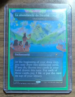 MTG La abundancia de Yucahu - Sylvan Library - Rainbow Foil English SL Drop NM - Image 2