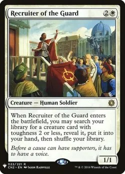 NM Recruiter of the Guard, MTG, The List, Magic the Gathering, 22 - Image 1