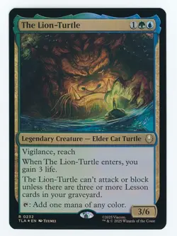 The Lion-Turtle FOIL #0232 MTG Avatar: The Last Airbender Magic The Gathering - Image 1