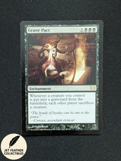 1x Grave Pact, English Planechase MTG Magic the Gathering SEE PICS (Blemish) - Image 1