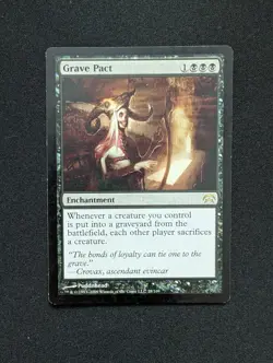 1x Grave Pact, English Planechase MTG Magic the Gathering SEE PICS (Blemish) - Image 2