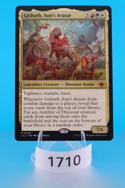 MTG Gishath, Sun's Avatar The Lost Caverns of Ixalan Regular #229 - Image 1
