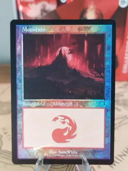 MTG FOIL Mountain (295) (Retro Frame) - Innistrad Remastered (INR) NM - Image 1