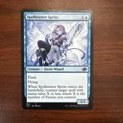 1x Spellstutter Sprite - ANIME ART - Jumpstart 2022 NM-Mint - MTG - Image 1