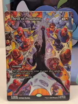 MTG Spider-Man Thrill of Possibility (Borderless) 28 Marvel-Eternal Legal FOIL - Image 1