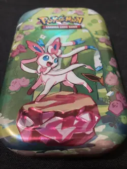 *EMPTY* Pokemon Prismatic Mini Tin - Sylveon - NO COIN. NO ART CARD. NO PACKS! - Image 1
