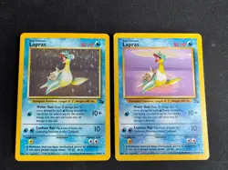 Pokemon Vintage Lapras 10/62 & 25/62 Fossil Holo - 2 Card Set LP/MP - Image 1