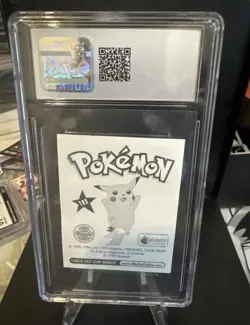 Gastly Merlin 1998 Series 1 #185 Sticker CGC 9 Pokemon - Image 2