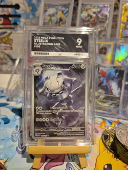 Mega Evolution Steelix 150/132 Rare Holo ACE 9 MINT Pokemon Card - Image 1