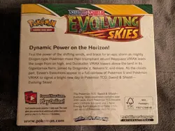 Pokemon Sword & Shield Evolving Skies Booster Box x1 (36 Packs) Factory Sealed - Image 2