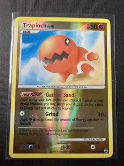 Trapinch 84/111 Pokemon Platinum Rising Rivals 2009 Reverse Holo MP - Image 1