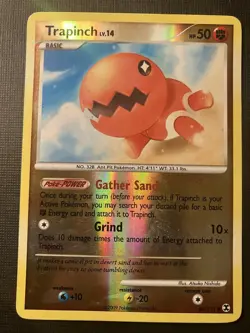 Trapinch 84/111 Pokemon Platinum Rising Rivals 2009 Reverse Holo MP - Image 2