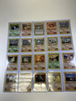 Pokemon WOTC Gym Challenge Brock Gym Leader Card Lot Of 20 NM/LP Vintage - Image 2