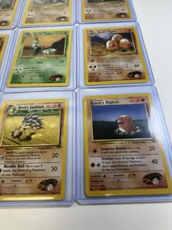 Pokemon WOTC Gym Challenge Brock Gym Leader Card Lot Of 20 NM/LP Vintage - Image 5
