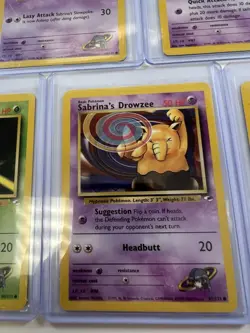 Pokemon WOTC Gym Challenge Sabrina Gym Leader Card Lot Of 15 NM/LP Vintage - Image 4